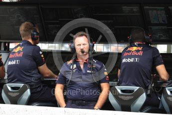 World © Octane Photographic Ltd. Formula 1 - Japanese GP - Practice 3. Christian Horner - Team Principal of Red Bull Racing. Suzuka Circuit, Japan. Saturday 6th October 2018.