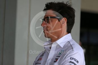 World © Octane Photographic Ltd. Formula 1 - Japanese GP - Practice 3. Toto Wolff - Executive Director & Head of Mercedes - Benz Motorsport. Suzuka Circuit, Japan. Saturday 6th October 2018.