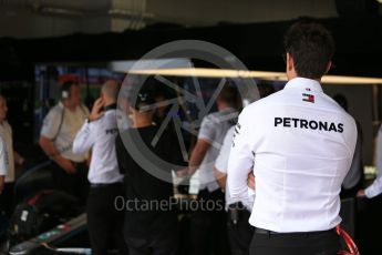 World © Octane Photographic Ltd. Formula 1 - Japanese GP - Practice 3. Toto Wolff - Executive Director & Head of Mercedes - Benz Motorsport. Suzuka Circuit, Japan. Saturday 6th October 2018.