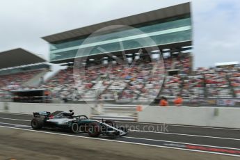 World © Octane Photographic Ltd. Formula 1 – Japanese GP – Practice 3. Mercedes AMG Petronas Motorsport AMG F1 W09 EQ Power+ - Lewis Hamilton. Suzuka Circuit, Japan. Saturday 6th October 2018.