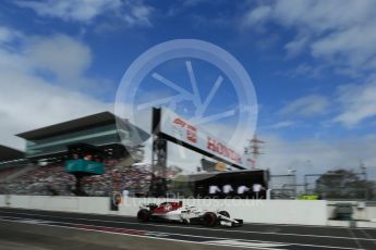 World © Octane Photographic Ltd. Formula 1 – Japanese GP - Practice 3. Alfa Romeo Sauber F1 Team C37 – Charles Leclerc. Suzuka Circuit, Japan. Saturday 6th October 2018.