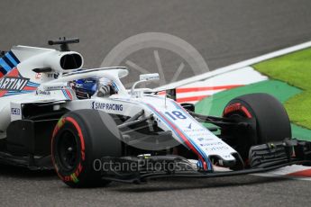 World © Octane Photographic Ltd. Formula 1 – Japanese GP - Qualifying. Williams Martini Racing FW41 – Lance Stroll. Suzuka Circuit, Japan. Saturday 6th October 2018.