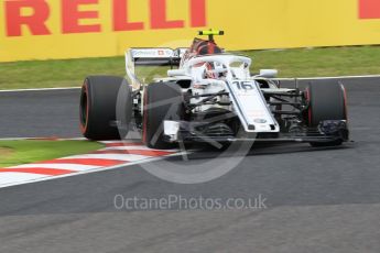 World © Octane Photographic Ltd. Formula 1 – Japanese GP - Qualifying. Alfa Romeo Sauber F1 Team C37 – Charles Leclerc. Suzuka Circuit, Japan. Saturday 6th October 2018.