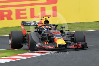 World © Octane Photographic Ltd. Formula 1 – Japanese GP - Qualifying. Aston Martin Red Bull Racing TAG Heuer RB14 – Max Verstappen. Suzuka Circuit, Japan. Saturday 6th October 2018.