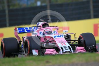 World © Octane Photographic Ltd. Formula 1 – Japanese GP - Qualifying. Racing Point Force India VJM11 - Sergio Perez. Suzuka Circuit, Japan. Saturday 6th October 2018.