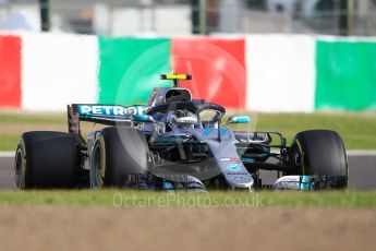 World © Octane Photographic Ltd. Formula 1 – Japanese GP - Qualifying. Mercedes AMG Petronas Motorsport AMG F1 W09 EQ Power+ - Valtteri Bottas. Suzuka Circuit, Japan. Saturday 6th October 2018.