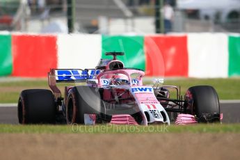 World © Octane Photographic Ltd. Formula 1 – Japanese GP - Qualifying. Racing Point Force India VJM11 - Sergio Perez. Suzuka Circuit, Japan. Saturday 6th October 2018.