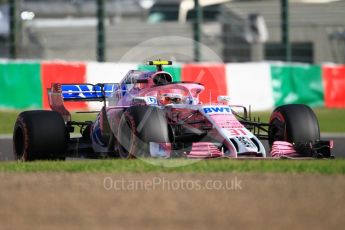 World © Octane Photographic Ltd. Formula 1 – Japanese GP - Qualifying. Racing Point Force India VJM11 - Esteban Ocon. Suzuka Circuit, Japan. Saturday 6th October 2018.