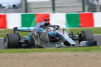 World © Octane Photographic Ltd. Formula 1 – Japanese GP – Qualifying. Mercedes AMG Petronas Motorsport AMG F1 W09 EQ Power+ - Lewis Hamilton. Suzuka Circuit, Japan. Saturday 6th October 2018.