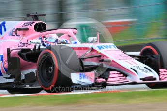 World © Octane Photographic Ltd. Formula 1 – Japanese GP - Qualifying. Racing Point Force India VJM11 - Sergio Perez. Suzuka Circuit, Japan. Saturday 6th October 2018.
