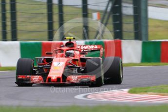 World © Octane Photographic Ltd. Formula 1 – Japanese GP - Qualifying. Scuderia Ferrari SF71-H – Kimi Raikkonen. Suzuka Circuit, Japan. Saturday 6th October 2018.