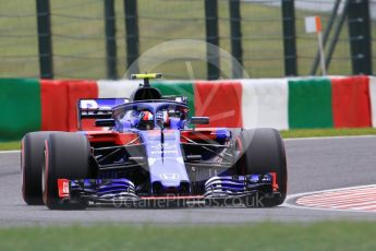 World © Octane Photographic Ltd. Formula 1 – Japanese GP - Qualifying. Scuderia Toro Rosso STR13 – Pierre Gasly. Suzuka Circuit, Japan. Saturday 6th October 2018.