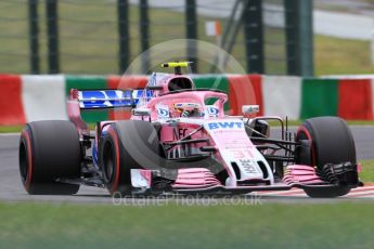World © Octane Photographic Ltd. Formula 1 – Japanese GP - Qualifying. Racing Point Force India VJM11 - Esteban Ocon. Suzuka Circuit, Japan. Saturday 6th October 2018.
