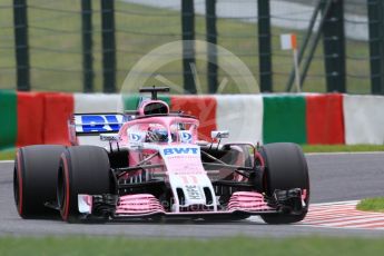 World © Octane Photographic Ltd. Formula 1 – Japanese GP - Qualifying. Racing Point Force India VJM11 - Sergio Perez. Suzuka Circuit, Japan. Saturday 6th October 2018.