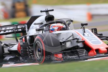 World © Octane Photographic Ltd. Formula 1 – Japanese GP - Qualifying. Haas F1 Team VF-18 – Romain Grosjean. Suzuka Circuit, Japan. Saturday 6th October 2018.