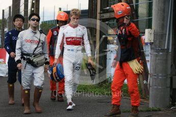 World © Octane Photographic Ltd. Formula 1 – Japanese GP - Qualifying. Alfa Romeo Sauber F1 Team C37 – Marcus Ericsson. Suzuka Circuit, Japan. Saturday 6th October 2018.