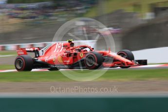 World © Octane Photographic Ltd. Formula 1 – Japanese GP - Qualifying. Scuderia Ferrari SF71-H – Kimi Raikkonen. Suzuka Circuit, Japan. Saturday 6th October 2018.