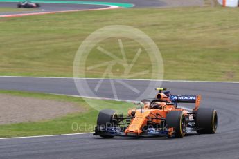 World © Octane Photographic Ltd. Formula 1 – Japanese GP - Qualifying. McLaren MCL33 – Stoffel Vandoorne. Suzuka Circuit, Japan. Saturday 6th October 2018.