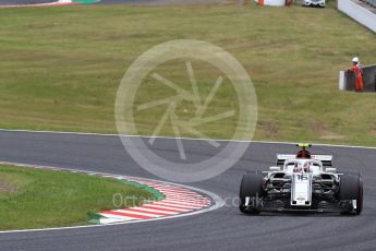 World © Octane Photographic Ltd. Formula 1 – Japanese GP - Qualifying. Alfa Romeo Sauber F1 Team C37 – Charles Leclerc. Suzuka Circuit, Japan. Saturday 6th October 2018.