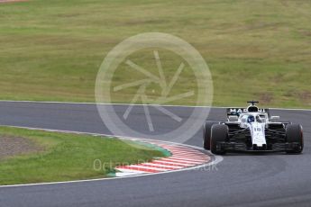 World © Octane Photographic Ltd. Formula 1 – Japanese GP - Qualifying. Williams Martini Racing FW41 – Lance Stroll. Suzuka Circuit, Japan. Saturday 6th October 2018.