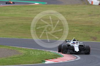 World © Octane Photographic Ltd. Formula 1 – Japanese GP - Qualifying. Williams Martini Racing FW41 – Sergey Sirotkin. Suzuka Circuit, Japan. Saturday 6th October 2018.