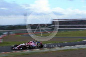 World © Octane Photographic Ltd. Formula 1 – Japanese GP - Qualifying. Racing Point Force India VJM11 - Esteban Ocon. Suzuka Circuit, Japan. Saturday 6th October 2018.