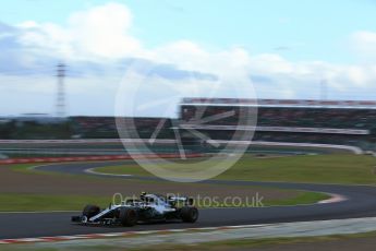 World © Octane Photographic Ltd. Formula 1 – Japanese GP - Qualifying. Mercedes AMG Petronas Motorsport AMG F1 W09 EQ Power+ - Valtteri Bottas. Suzuka Circuit, Japan. Saturday 6th October 2018.