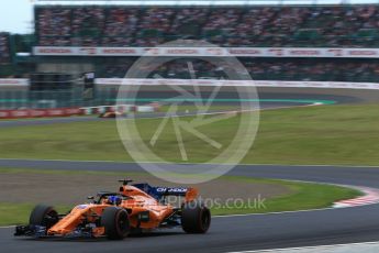 World © Octane Photographic Ltd. Formula 1 – Japanese GP - Qualifying. McLaren MCL33 – Fernando Alonso. Suzuka Circuit, Japan. Saturday 6th October 2018.