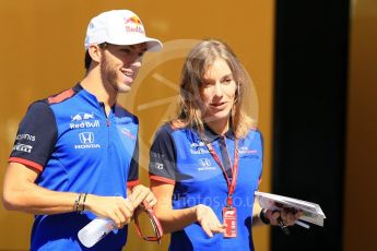 World © Octane Photographic Ltd. Formula 1 – Japanese GP - Paddock. Scuderia Toro Rosso STR13 – Pierre Gasly. Suzuka Circuit, Japan. Sunday 7th October 2018.