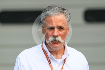 World © Octane Photographic Ltd. Formula 1 - Japanese GP - Paddock. Chase Carey - Chief Executive Officer of the Formula One Group. Suzuka Circuit, Japan. Sunday 7th October 2018.