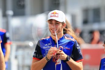 World © Octane Photographic Ltd. Formula 1 – Japanese GP - Paddock. Scuderia Toro Rosso STR13 – Pierre Gasly. Suzuka Circuit, Japan. Sunday 7th October 2018.