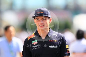 World © Octane Photographic Ltd. Formula 1 – Japanese GP - Paddock. Aston Martin Red Bull Racing TAG Heuer RB14 – Max Verstappen. Suzuka Circuit, Japan. Sunday 7th October 2018.