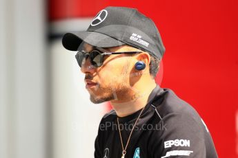 World © Octane Photographic Ltd. Formula 1 – Japanese GP – Paddock. Mercedes AMG Petronas Motorsport AMG F1 W09 EQ Power+ - Lewis Hamilton. Suzuka Circuit, Japan. Sunday 7th October 2018.