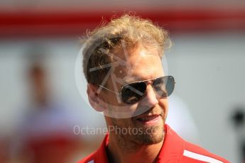 World © Octane Photographic Ltd. Formula 1 – Japanese GP - Paddock. Scuderia Ferrari SF71-H – Sebastian Vettel. Suzuka Circuit, Japan. Sunday 7th October 2018.