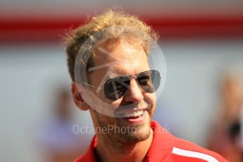 World © Octane Photographic Ltd. Formula 1 – Japanese GP - Paddock. Scuderia Ferrari SF71-H – Sebastian Vettel. Suzuka Circuit, Japan. Sunday 7th October 2018.
