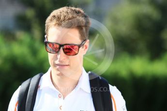 World © Octane Photographic Ltd. Formula 1 – Japanese GP - Paddock. McLaren MCL33 – Stoffel Vandoorne. Suzuka Circuit, Japan. Sunday 7th October 2018.