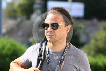 World © Octane Photographic Ltd. Formula 1 – Japanese GP - Paddock. Rubens Barrichello. Suzuka Circuit, Japan. Sunday 7th October 2018.