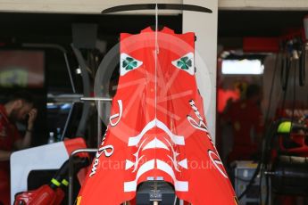 World © Octane Photographic Ltd. Formula 1 – Japanese GP - Pit Lane. Scuderia Ferrari SF71-H bodywork - race day setup. Suzuka Circuit, Japan. Sunday 7th October 2018.