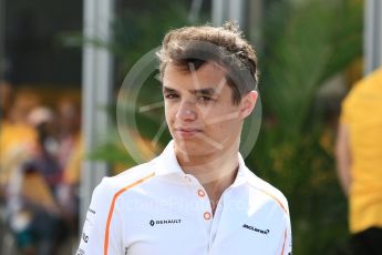 World © Octane Photographic Ltd. Formula 1 – Japanese GP - Paddock. McLaren MCL33 Reserve Driver – Lando Norris. Suzuka Circuit, Japan. Sunday 7th October 2018.