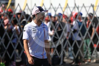 World © Octane Photographic Ltd. Formula 1 – Japanese GP - Paddock. Racing Point Force India VJM11 - Sergio Perez. Suzuka Circuit, Japan. Sunday 7th October 2018.