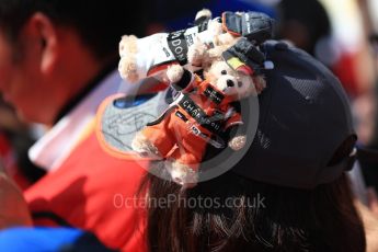 World © Octane Photographic Ltd. Formula 1 – Japanese GP - Paddock. Atmosphere - teddies. Suzuka Circuit, Japan. Sunday 7th October 2018.