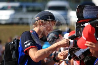 World © Octane Photographic Ltd. Formula 1 – Japanese GP - Paddock. Scuderia Toro Rosso STR13 – Brendon Hartley. Suzuka Circuit, Japan. Sunday 7th October 2018.