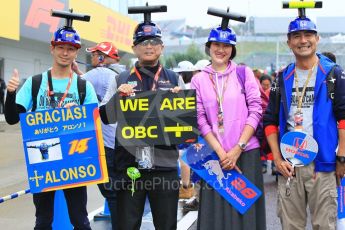 World © Octane Photographic Ltd. Formula 1 – Japanese GP – Fans in the pitlane. Suzuka Circuit, Japan. Thursday 4th October 2018.