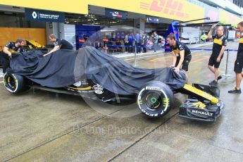 World © Octane Photographic Ltd. Formula 1 – Japanese GP - Pit Lane. Renault Sport F1 Team RS18 – Nico Hulkenberg. Suzuka Circuit, Japan. Thursday 4th October 2018.