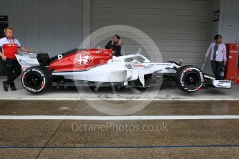 World © Octane Photographic Ltd. Formula 1 – Japanese GP - Pit Lane. Alfa Romeo Sauber F1 Team C37 – Marcus Ericsson. Suzuka Circuit, Japan. Thursday 4th October 2018.