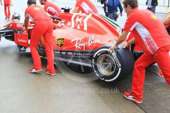 World © Octane Photographic Ltd. Formula 1 – Japanese GP - Pit Lane. Scuderia Ferrari SF71-H – Sebastian Vettel. Suzuka Circuit, Japan. Thursday 4th October 2018.