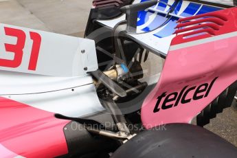 World © Octane Photographic Ltd. Formula 1 – Japanese GP - Pit Lane. Racing Point Force India VJM11 - Esteban Ocon. Suzuka Circuit, Japan. Thursday 4th October 2018.