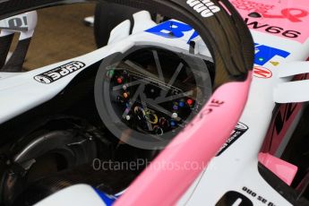 World © Octane Photographic Ltd. Formula 1 – Japanese GP - Pit Lane. Racing Point Force India VJM11 - Esteban Ocon. Suzuka Circuit, Japan. Thursday 4th October 2018.
