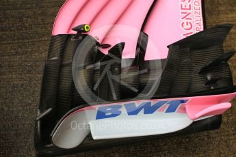 World © Octane Photographic Ltd. Formula 1 – Japanese GP - Pit Lane. Racing Point Force India VJM11 - Esteban Ocon. Suzuka Circuit, Japan. Thursday 4th October 2018.