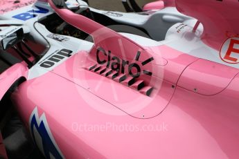 World © Octane Photographic Ltd. Formula 1 – Japanese GP - Pit Lane. Racing Point Force India VJM11 - Sergio Perez. Suzuka Circuit, Japan. Thursday 4th October 2018.